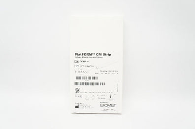 Biomet CM46410 PlatFORM Collagen Bone Graft Matrix 10cc 12.5 x 2 x 0.4cm (x)